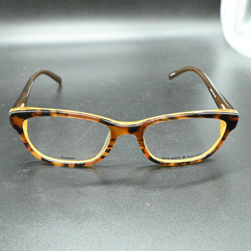 Kate Spade Women's Blakely Tortoise (50-17-135) Eyeglasses Frames Only Yellow